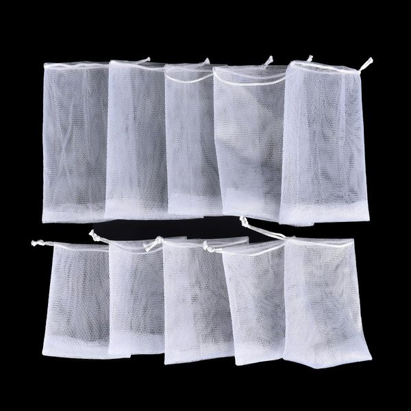 

5pcs/lot soap blister mesh bags soap net foaming popular bath shower skin clean bubble mesh bag bathroom accessories jllpns yeah2010