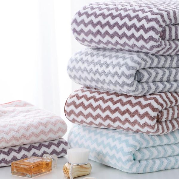 

towel bath soft absorbent microfiber fabric beach quick-drying household bathroom coral velvet washcloth for shower