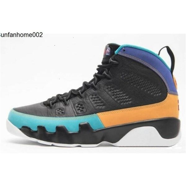 

kids shoes 9 basketball 9s mens dream jumpman bred anthracite chlorophyll pure white tinker 10s desert camo westbrook sports sneakers, Black