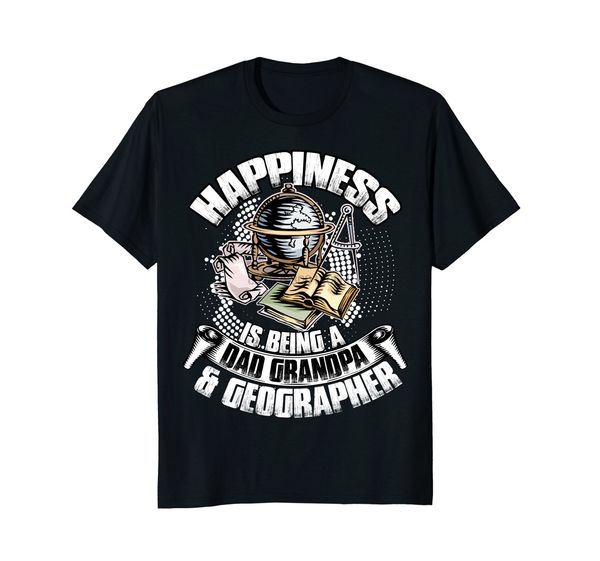 

brand t shirt men fashion round neck happiness is being a dad grandpa geographer t shirtsummer t shirt sport hooded sweatshirt hoodie