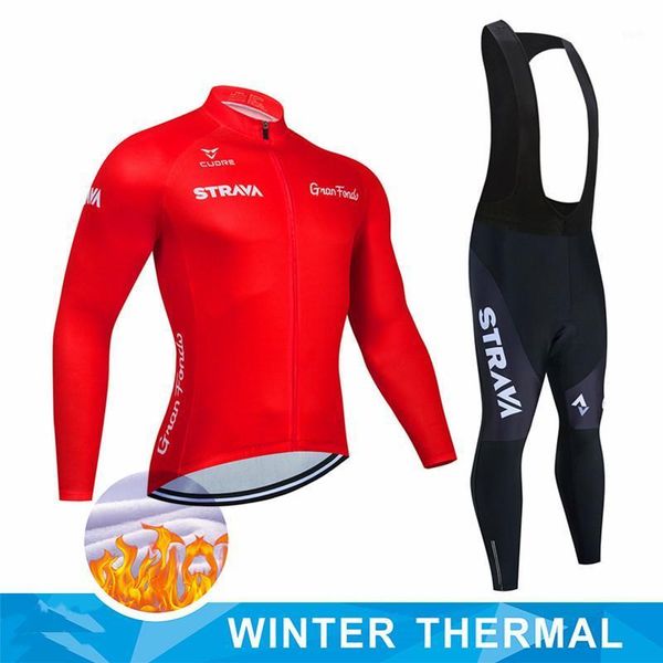 

red winter thermal fleece cycling jersey set maillot ropa ciclismo keep warm mtb bike wear bicycle clothing cycling set1, Black;blue