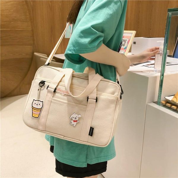 

handbags shoulder bags for women 2021 new fashion casual tote bags canvas bookbag messenger cute cartoon crossbody