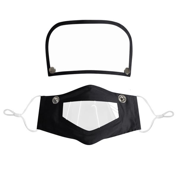 

face clear with with dustproof cotton mask mouth window visible eye shield windproof washable and reusable mask for adul