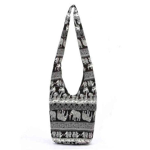 Bolsas de compras nxy bolsa mulher saco de viagem de ombro hippie grande bolsa étnica 220128