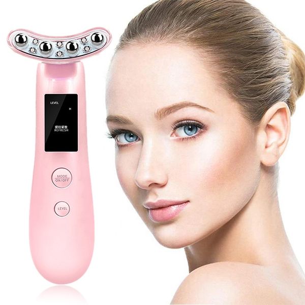 

new professional multifunctional facial massager beauty equipment device rf ems face cleanser massager face massage machine