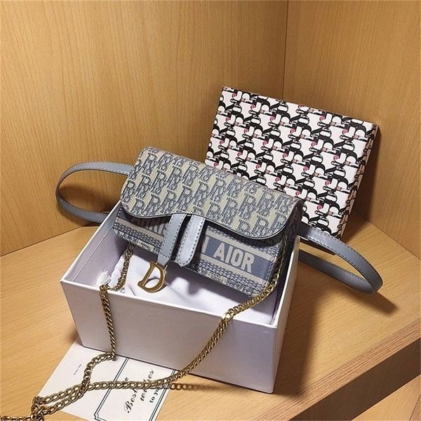 

outlet sale 80% off women's bag new versatile messenger girl's net red same one shoulder waist and chest birthday gift