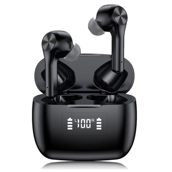 

new t9 bluetooth headset led digital power display with charging chamber