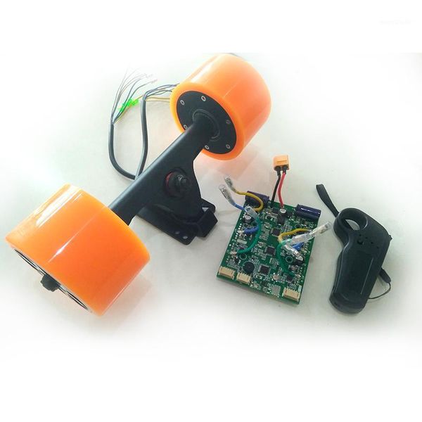 

electric skateboard 24v 36 volt dual motor 75mm 350 w perforating motor truck esc for 2 motors with remote two drive four drive1