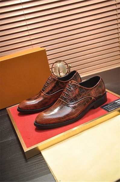 

designer men shoes autumn genuine leather shoes luxury men business casual office formal natural leather shoes man dad flats, Black