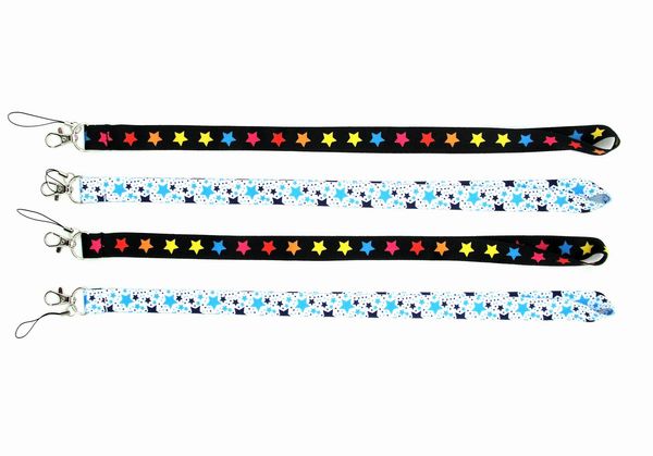 

iphone 12max pro stars logo lanyard neck strap hanger for id card holder key trains dhl shipping