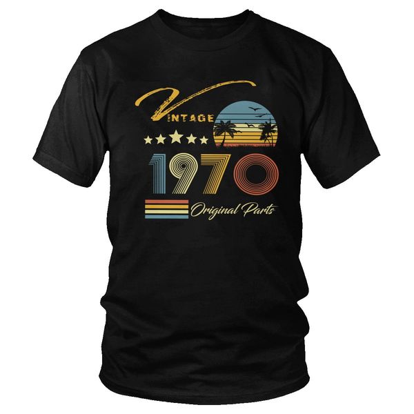 

urban vintage 1970 оригинальные запасные части сделано в 1970 с коротким рукавом пятидесятый день рождения 50 лет подарок tee tops толстовка