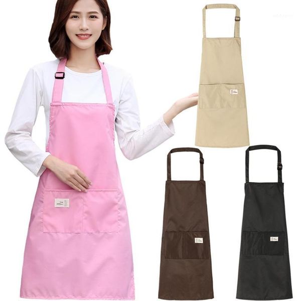 

aprons 26 adjustable women kitchen apron for cooking baking barista waitressing ladys pinafore thicken restaurant apron331