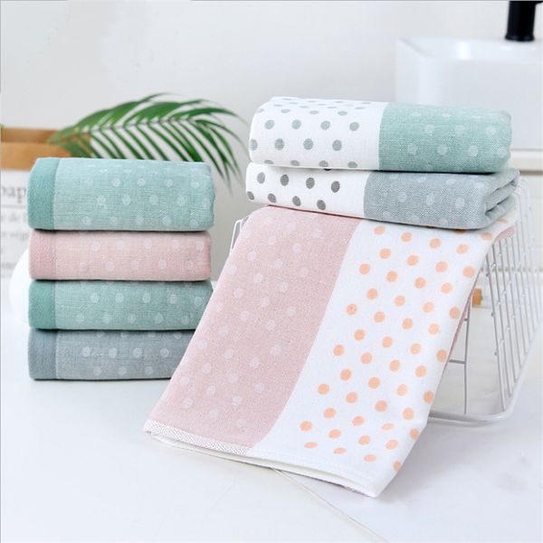 

children's cotton towel new gauze embroidered face towel cotton cartoon child's towel 25*50cm