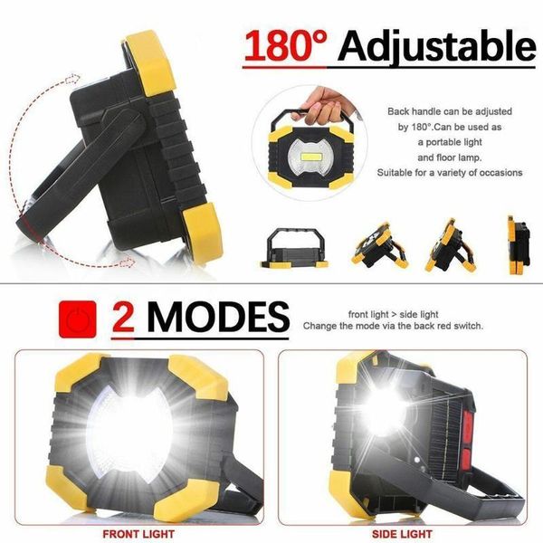 

portable lanterns floodlight led rechargeable lighting outdoor light camping d8t01