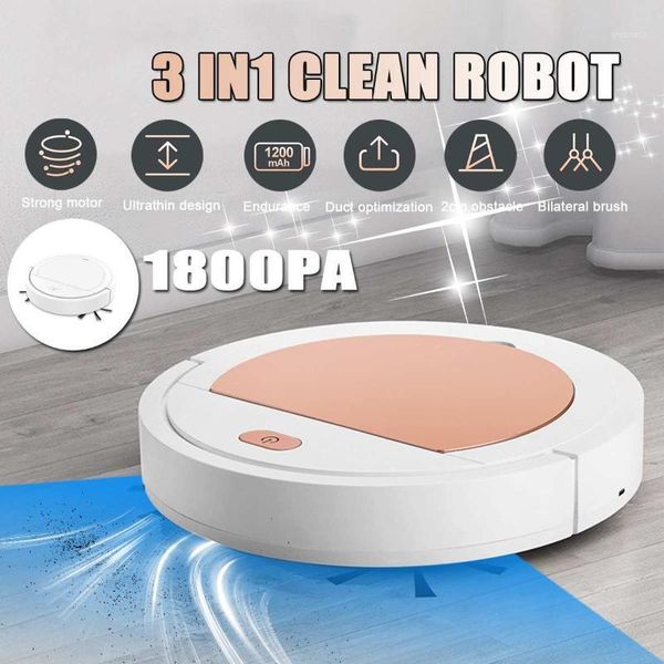 

vacuum cleaners 3 in 1 smart sweeping robot cleaner multifunctional usb auto floor cleaning suction sweeper dry and wet1