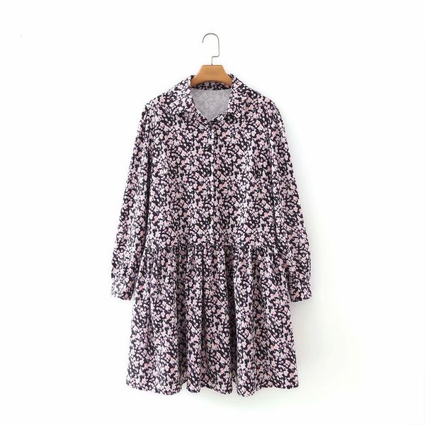 

2021 new 629 autumn european and american women's long sleeve lapel pleated small fragrance factory wholesale o8rh, Black;gray