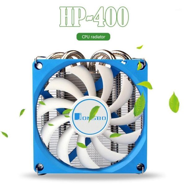 

jonsbo -400 cpu cooling fan 4 heat pipes radiator for htpc case all-in-one computer ultra-thin cpu cooler1