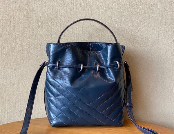 

designer branded tb new fubao handbag crackle oil wax cowhide single shoulder messenger fashion women's bag