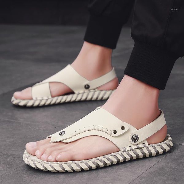 

sandalia geta hollow roman casual comfort for sport luxury sandal 44 thick beach mens sandalhas man summer outdoor 39 sandalias1, Black
