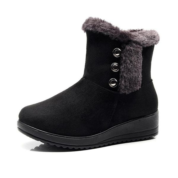 

2020 winter women boots ankle fashion female boots for women casual shoes ankle woman winter couple shoes zapatos mujer, Black