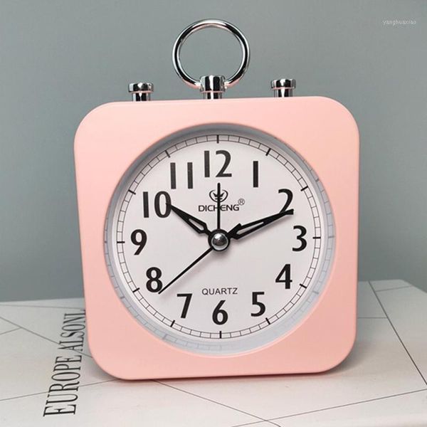 

other clocks & accessories equipment creative square alarm clock candy color home bedroom simple table kit1