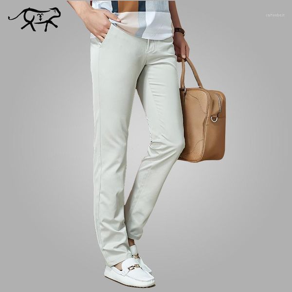 

men's suits & blazers 2021 wedding men suit pants size 29-40 fashion slim casual cotton brand business blazer dress formal trousers mal, White;black