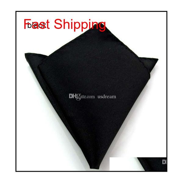 

simple solider color hanky handkerchief business suit square pocket handkerchief kerchief wedding groom fashion qylcxa bde_home, Black;purple