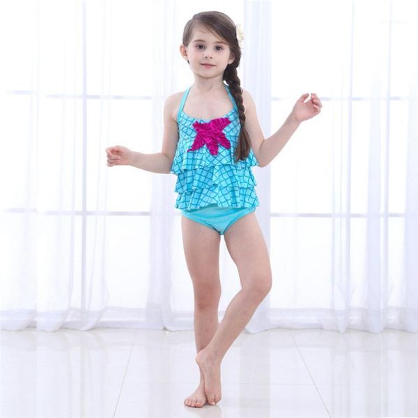

children's swimwear fashion lovely baby infant girl kids bikini swimsuit beachwear clothes set sleeveless bathing suit y1