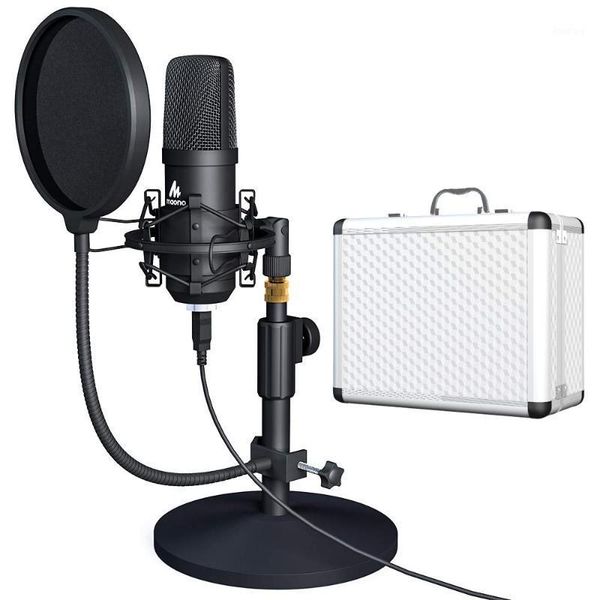 

maono a04tc usb microphone kit 192khz/24bit professional condenser microfono podcast streaming mic for youtube gaming recording1