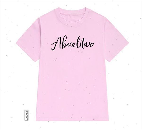 

abuelita print women tshirt cotton casual funny t shirt lady yong girl tee 5 colors drop ship s 666, White