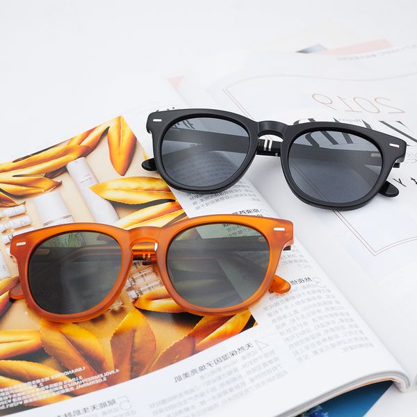 

anti blue light 2021 newes brand designer vintage classic mirror fashion round ladies pchromic sun glasses men, White;black