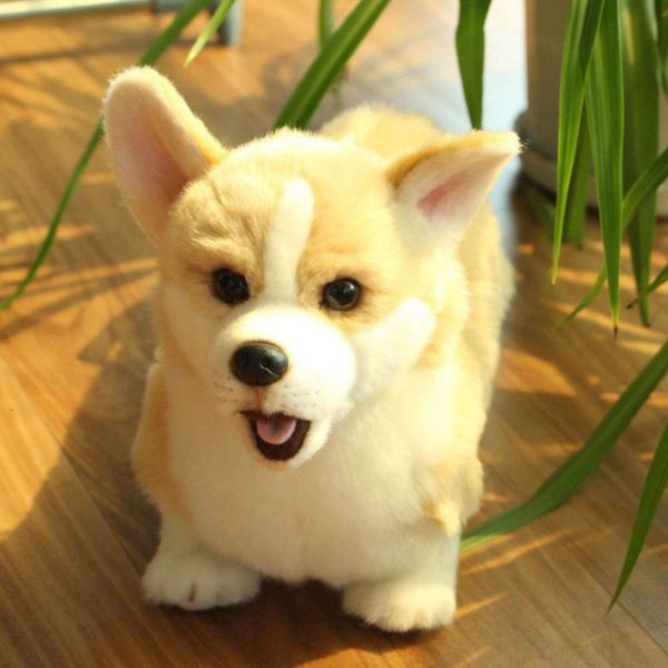 

plush doll standing cartoon cocky chai dog welsh poodle