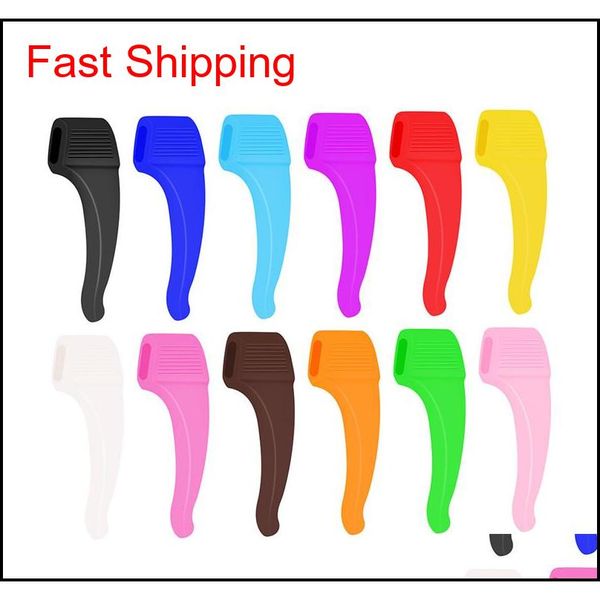 

100 pairs sile eyeglasses leg non-slip cover myopia reading glasses sunglasses anti slip ear hook fixed e qylvcj beauty888, Silver