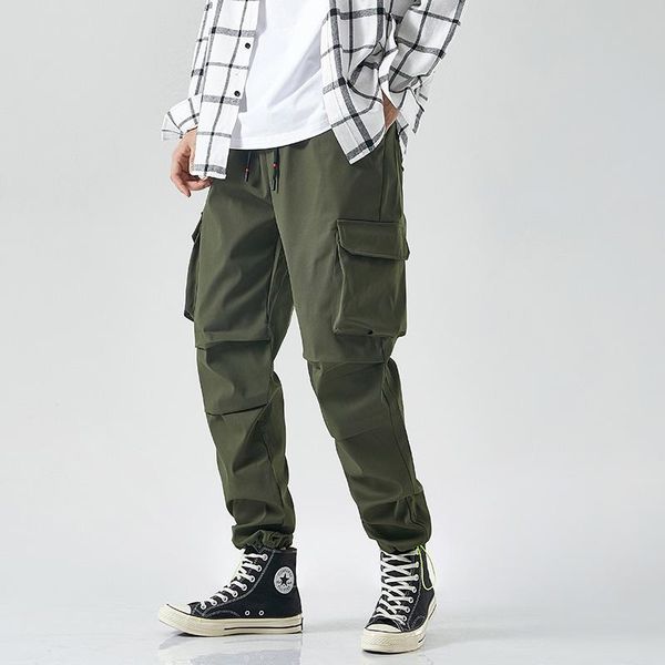 Herrenhose 2021 Männer Hip Hop Cargo Joggers Multi-Pocket Harem männliche Streetwear Casual Jogginghose 5XL 6XL 8XL