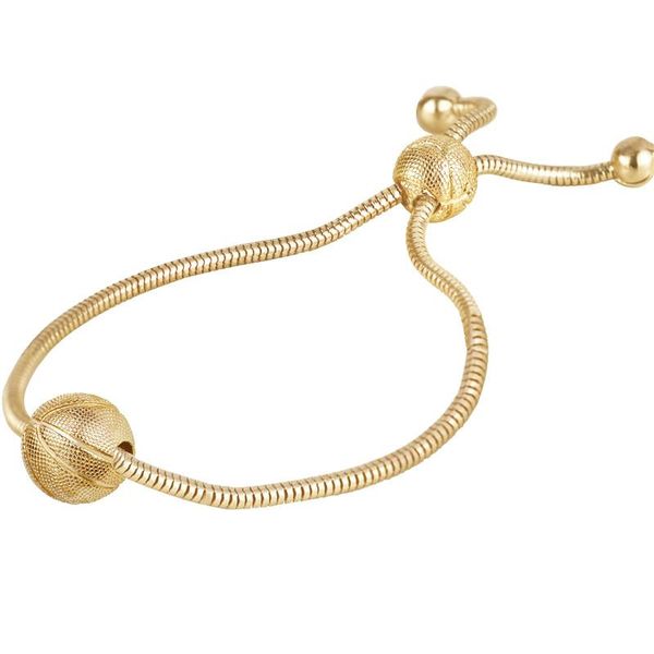 

gold-color basketball bracelets snake chain sports adjustable bangles classic fashion jewelry for women mujer valentine gifts, Black