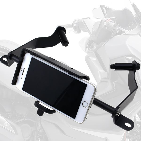 

motorcycle extension holder bar navigation bracket gps phone levers handlebar for honda forza 125 250 300 -2020