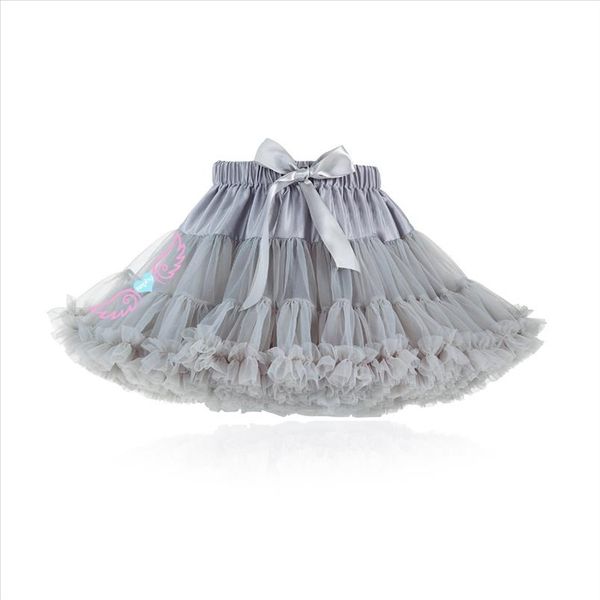

full size womens skirt fluffy chiffon pettiskirts tulle skirt party dance tutu women lolita petticoat womens faldas saia, Black