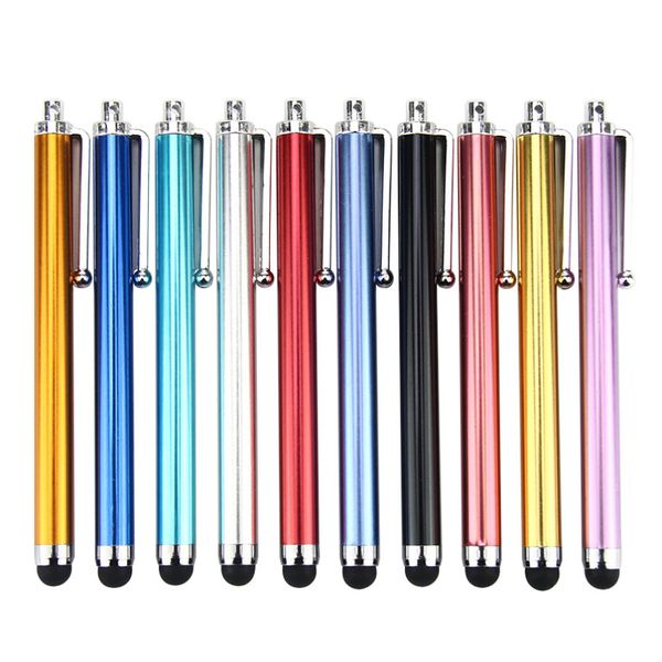 Atacado Caneta Touch Screen 9.0 Metal Capacitiva Canetas Stylus Caneta Touch para Celular Tablet PC Pad Universal