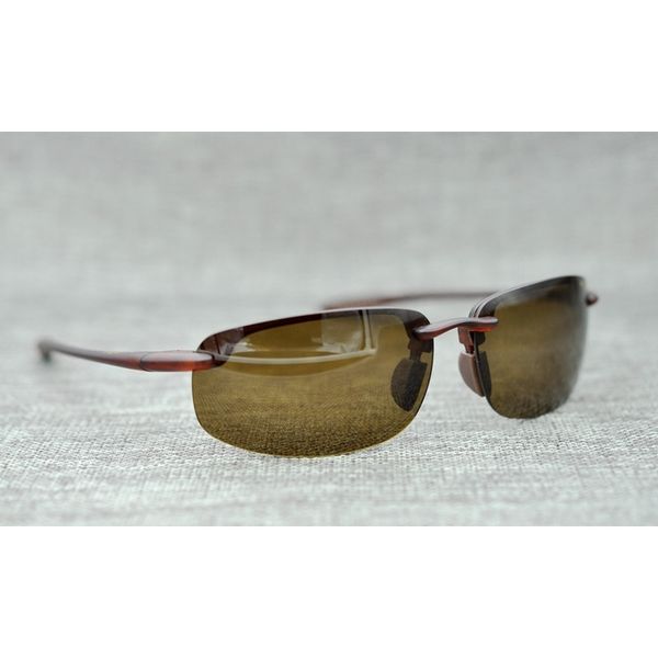 

new fashion rimless pilot style and women ultralight polarized sunglasses sport glasses for men outdoor, White;black