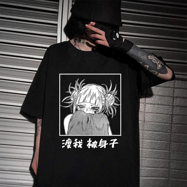 

my hero academia himiko tee toga funny graphic t-shirt fashion anime women t shirt, White