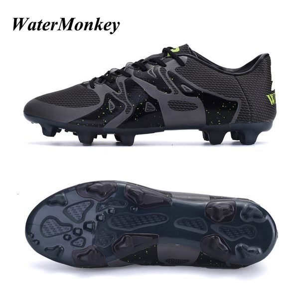 

watermankie outdoor fashion football shoes green grass fg football shoes four colors of high heels in, Black