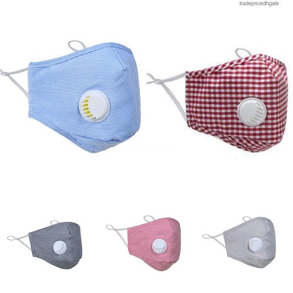 

ice silk diy mask cotton protective mascherine camouflage strawberry print pm2.5 breathable mouth designer face masks#aq