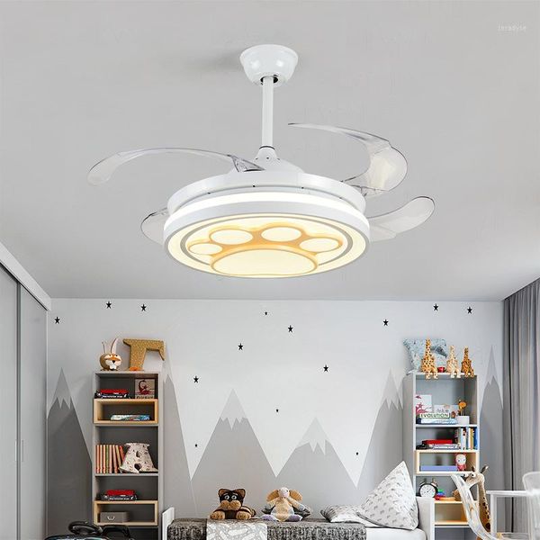 

electric fans children's fan modern minimalist dining room ceiling light nordic bedroom living led electric1