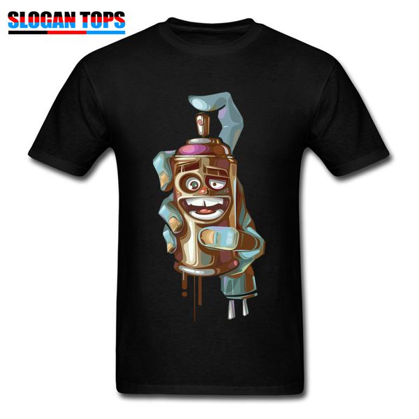 

crazy guys graffiti art funny spray tshirt students street style plus size black tees sport hooded sweatshirt hoodie men t shirt