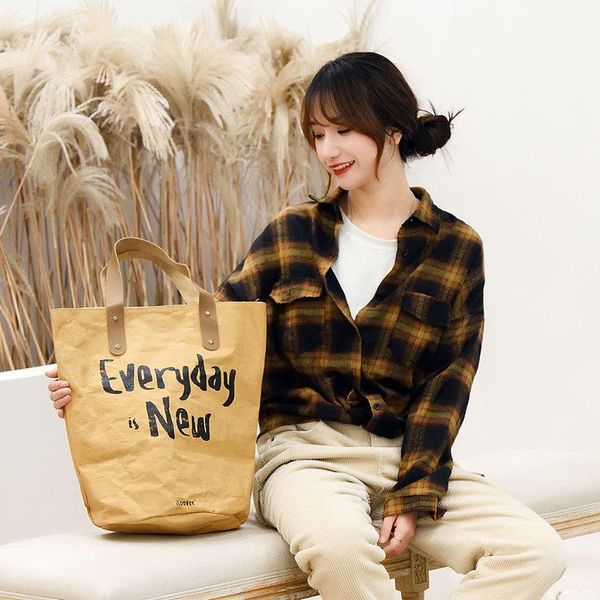 

tyvek tote bags waterproof kraft paper bag party wedding decoration gift bags handbag shoulder bag1