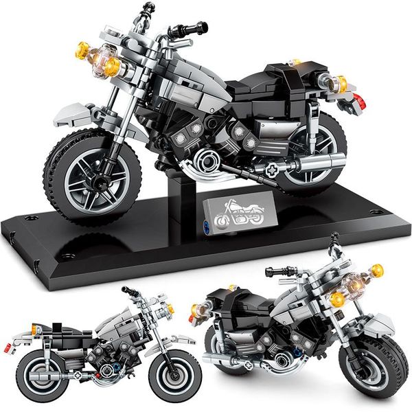 

city technic off road motorbike model building blocks creator diy street racing ride motorcycle bricks toys for children boys yxltup