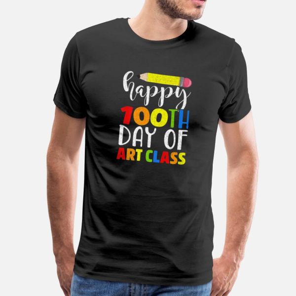 

happy 100th day of art class shirt for teacher designers graphic t shirt crewneck digital printing tracksuit hoodie sweatshirt
