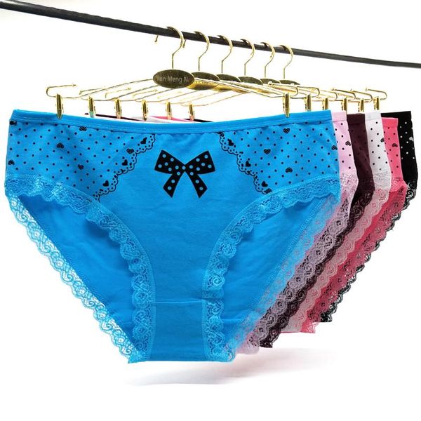 

wholesale women's clothing high-rise solid color women plus size 2xl 3xl 4xl cotton briefs panties 89360, Black;pink