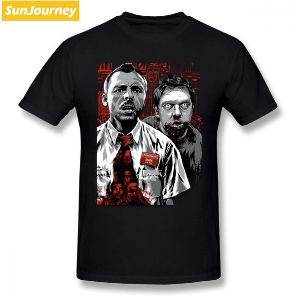 

shaun of the dead movie t shirt lovers men's shirt cotton big size short sleeve men's shirts sport hooded sweatshirt hoodie