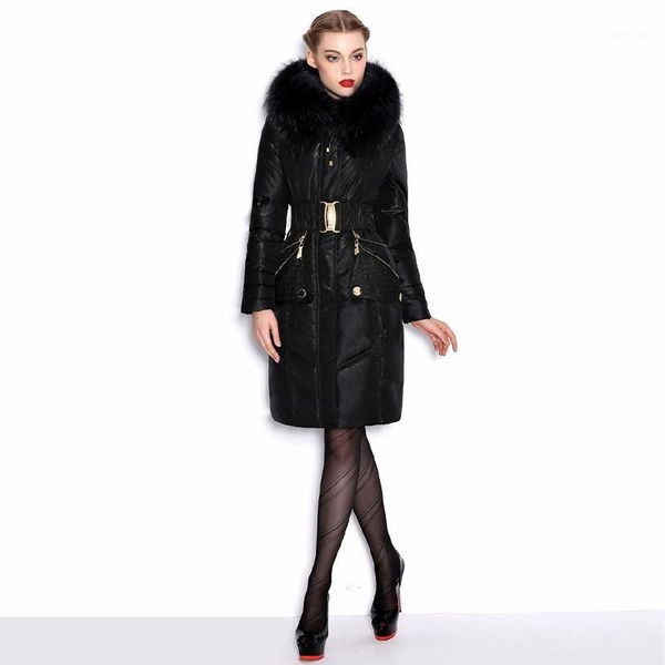 

royalcat 2019 winter jacket women down jackets fur down coat women's jackets parkas overcoat outerwear1, Black